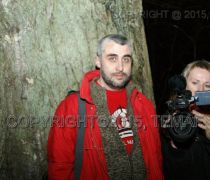 Con el camarógrafo de la película 'El Hombre lobo' cerca de roble sagrado de Curonios